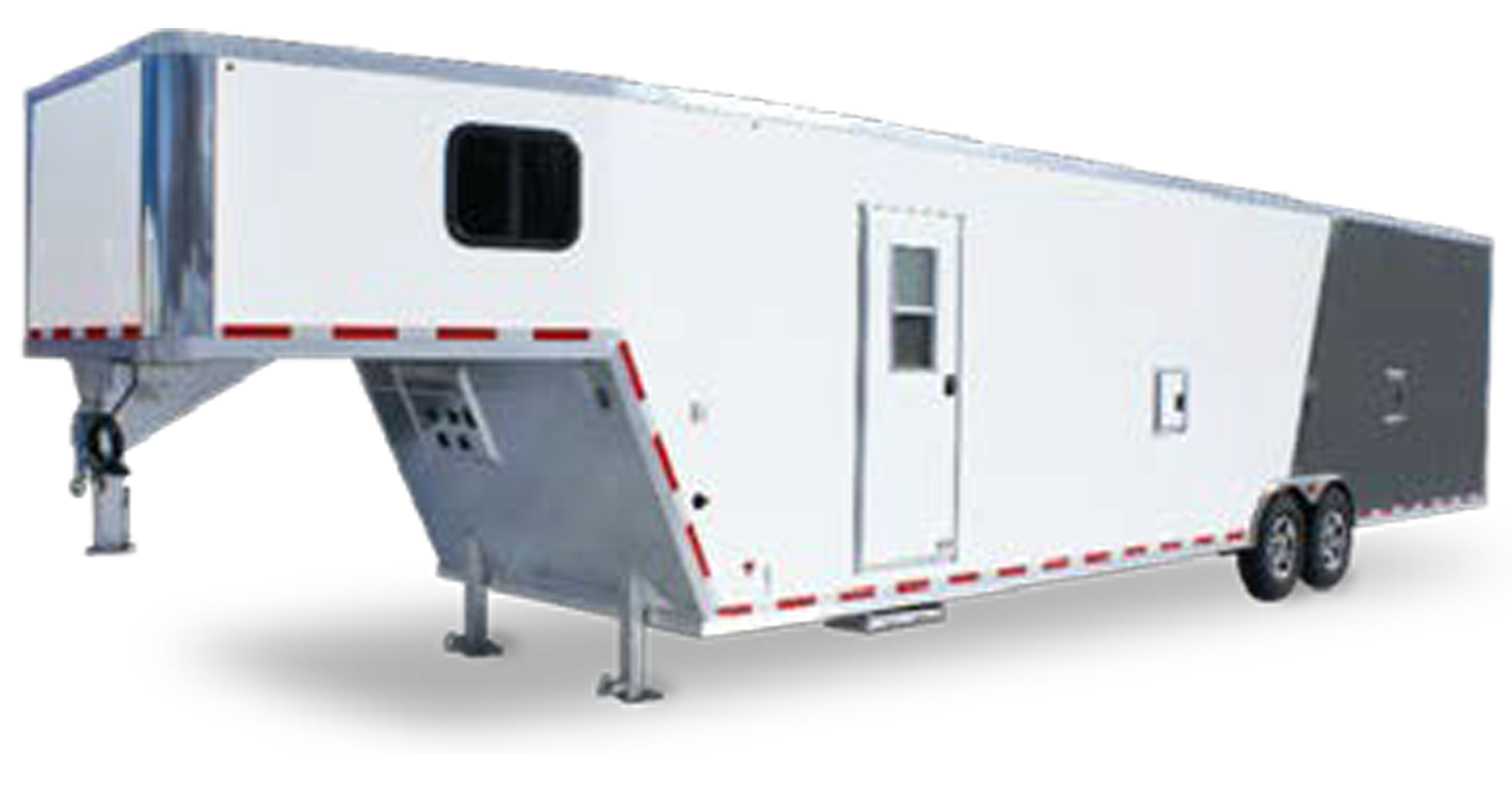 enclosed gooseneck car hauler trailer for sale